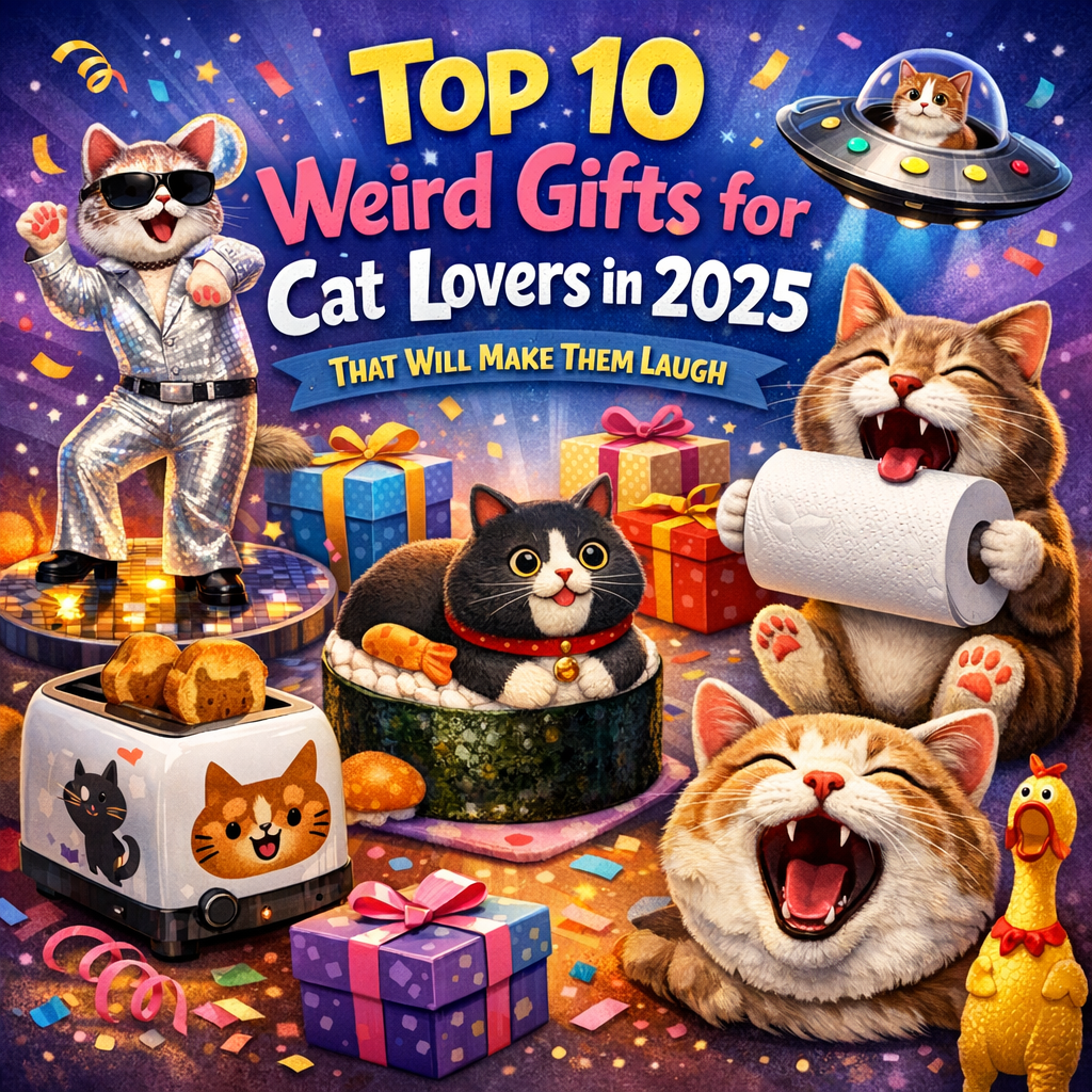 Top 10 Weird Gifts for Cat Lovers in 2025 That Will Make Them Laugh
