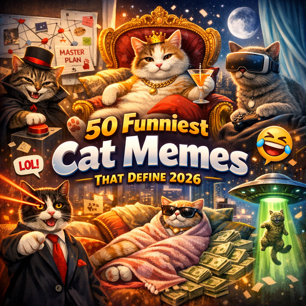 50 Funniest Cat Memes That Define 2026