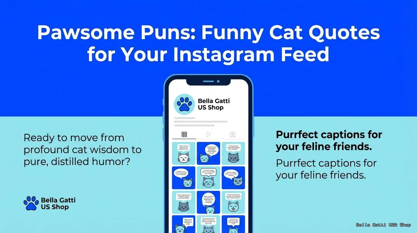 Pawsome Puns: Funny Cat Quotes for Your Instagram Feed