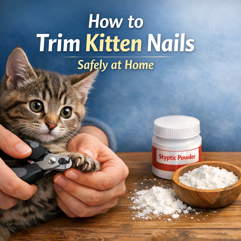 How to Trim Kitten Nails Safely at Home