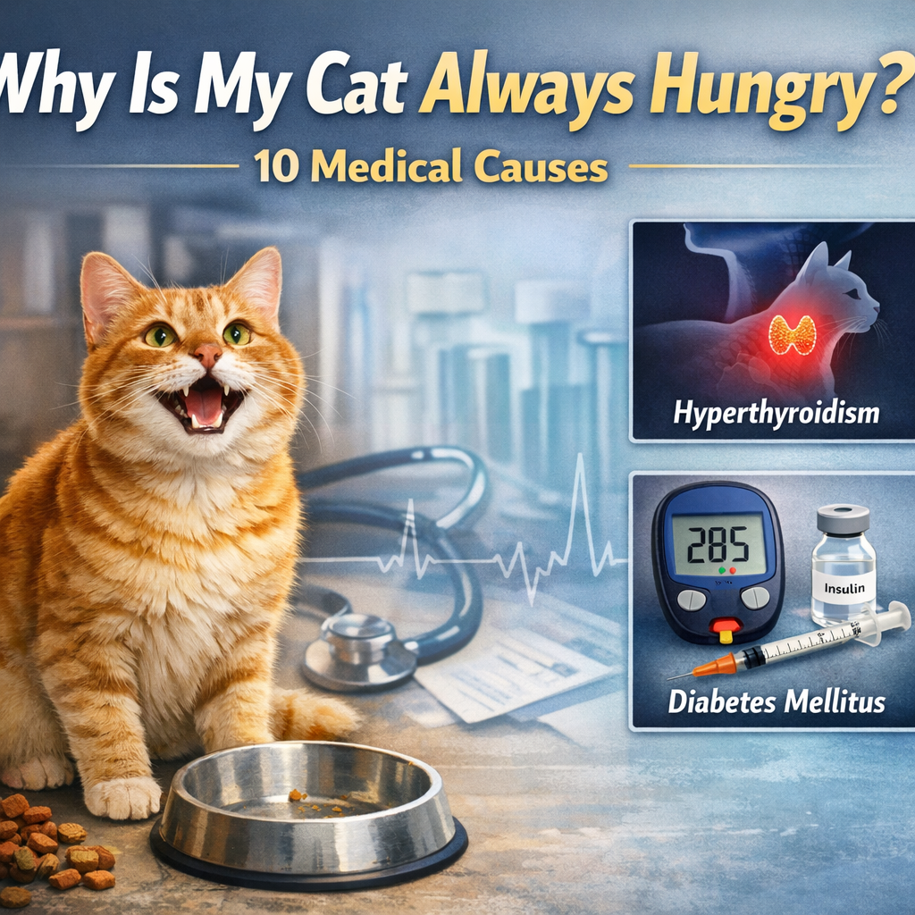 Why Is My Cat Always Hungry? 10 Medical Causes