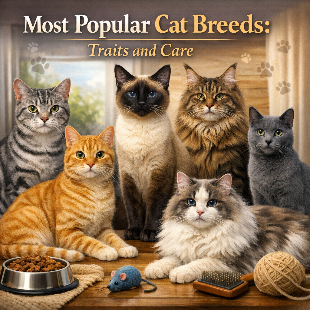 Most Popular Cat Breeds: Traits and Care