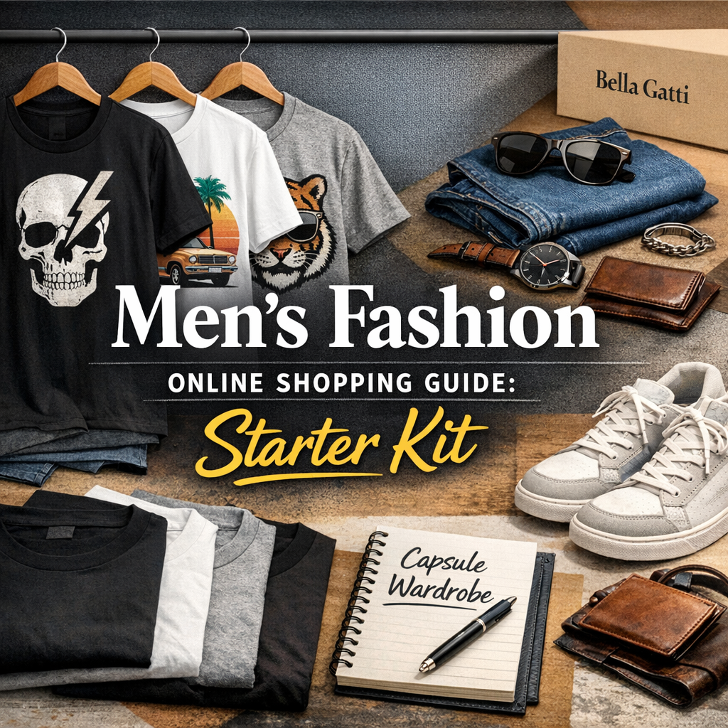 Men's fashion online shopping guide: starter kit
