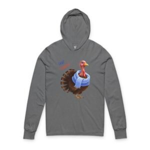 Funny Scarf Turkey Hooded Long Sleeve Tee