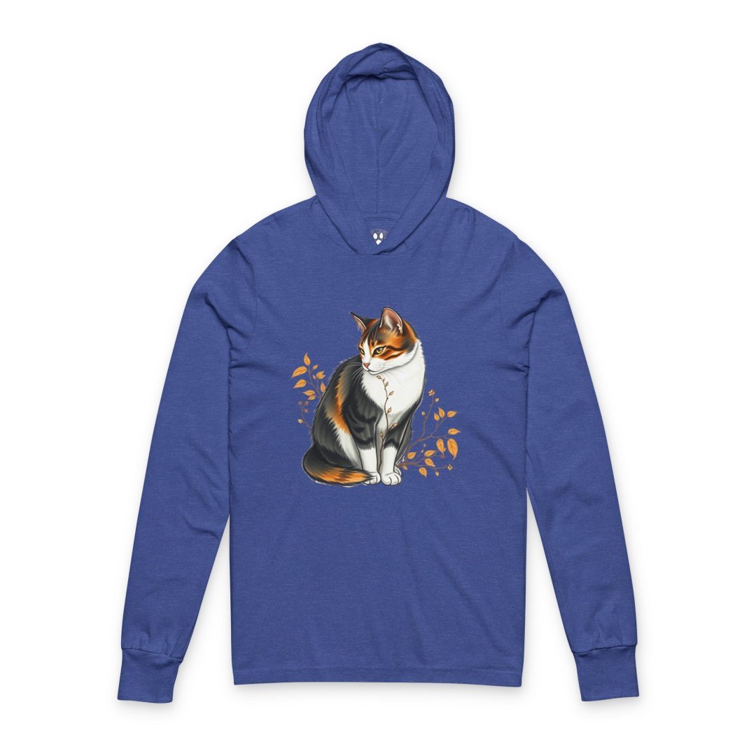 7529575016347735353_2048-1.jpeg Blue hoodie with a cat illustration in the center.