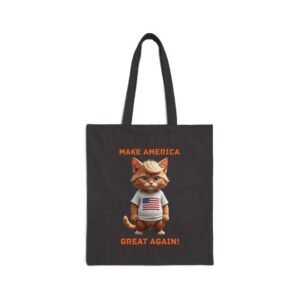 Patriotic Humor Cat Tote Bag Patriotic Humor Cat Tote Bag