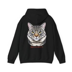 BELLA GATTI Tabby Cat Unisex Hoodie BELLA GATTI Tabby Cat Unisex Hoodie