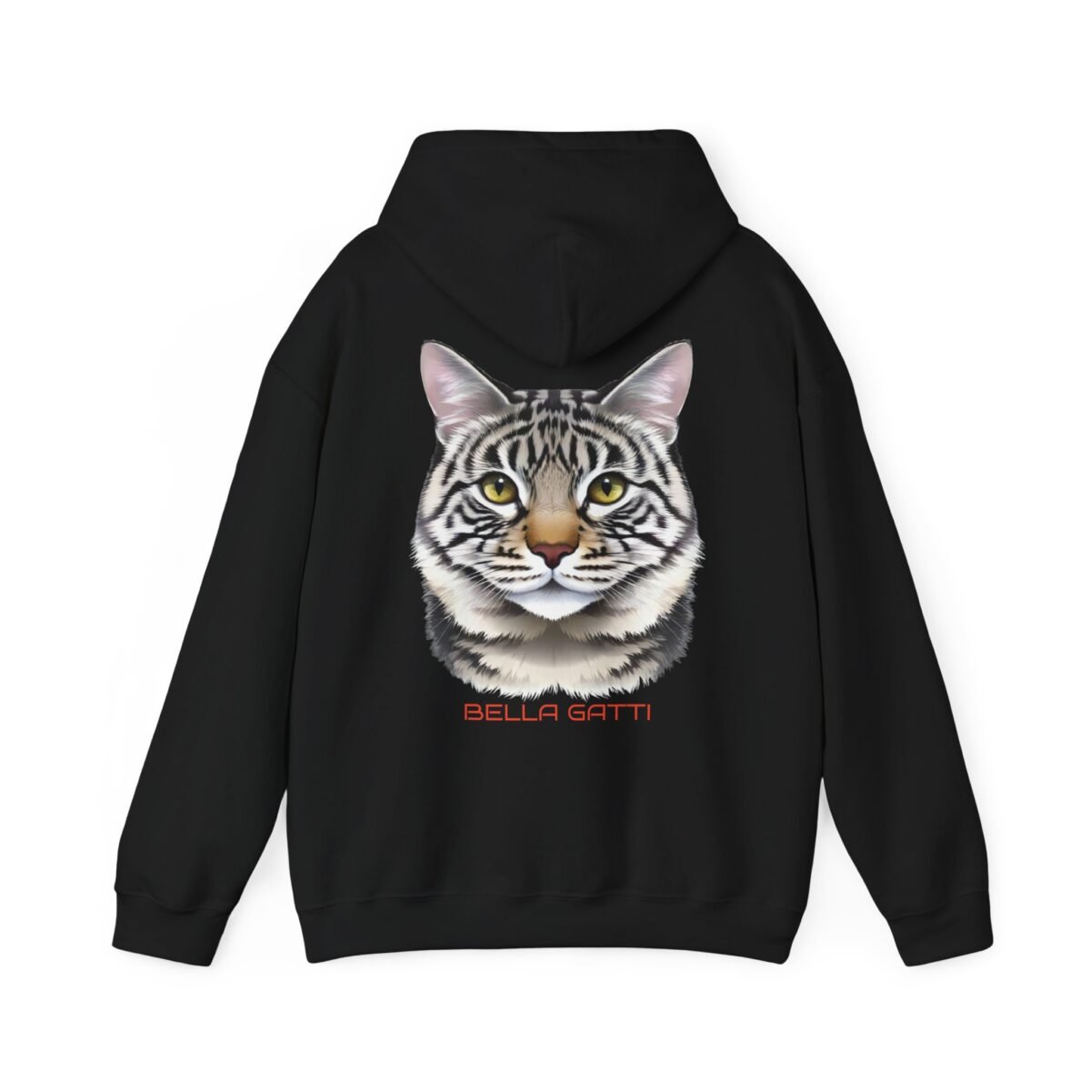 BELLA GATTI Tabby Cat Unisex Hoodie