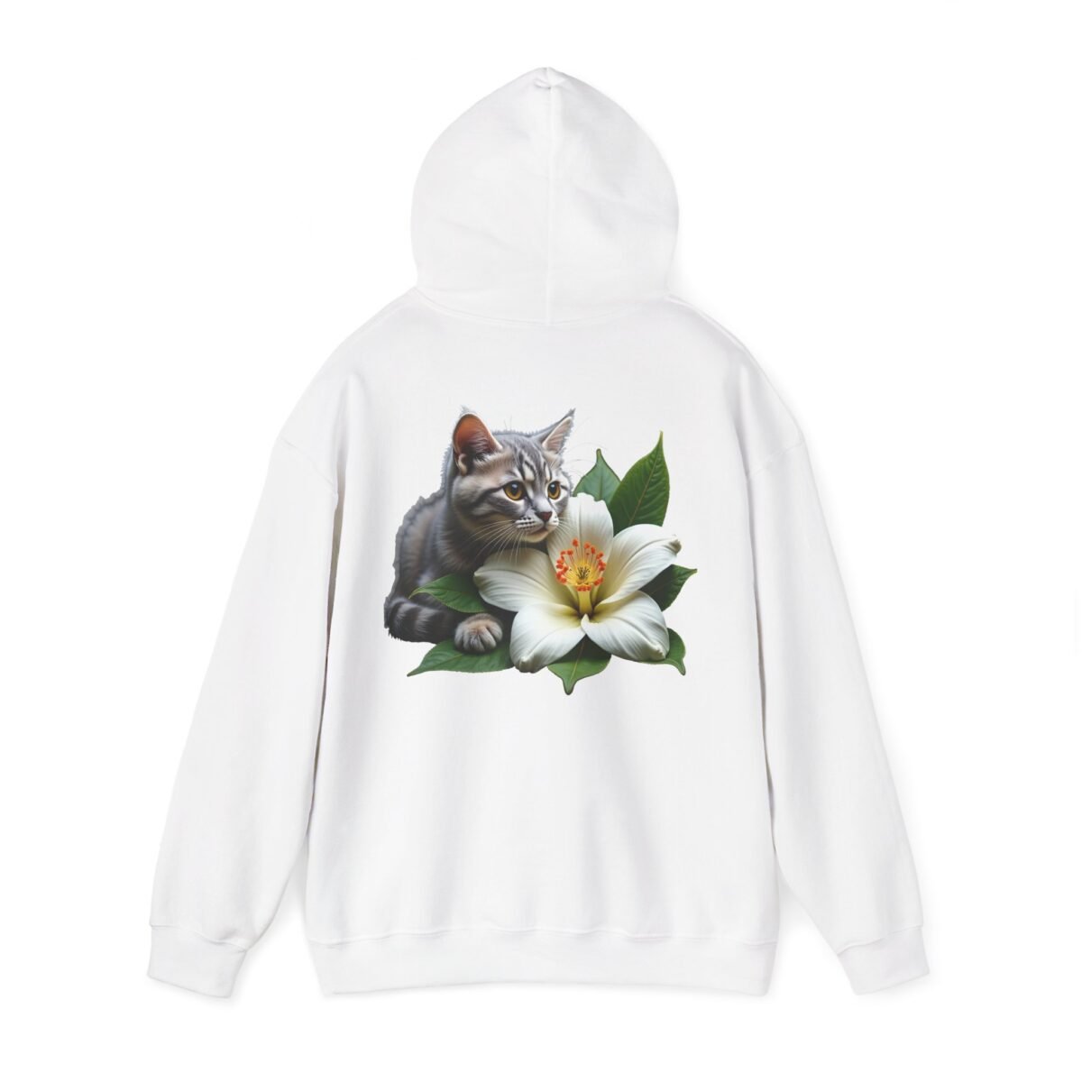 Botanical Kitten Unisex Graphic Hoodie