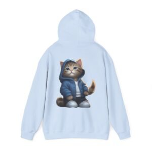 Visual Cat Portrait Graphic Hoodie Cute Kitten Graphic Unisex Hoodie