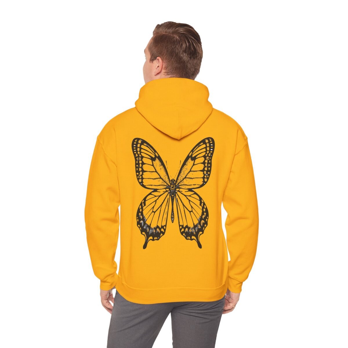 15105718132432794117_2048.jpeg Yellow hoodie with a large black butterfly design on the back.