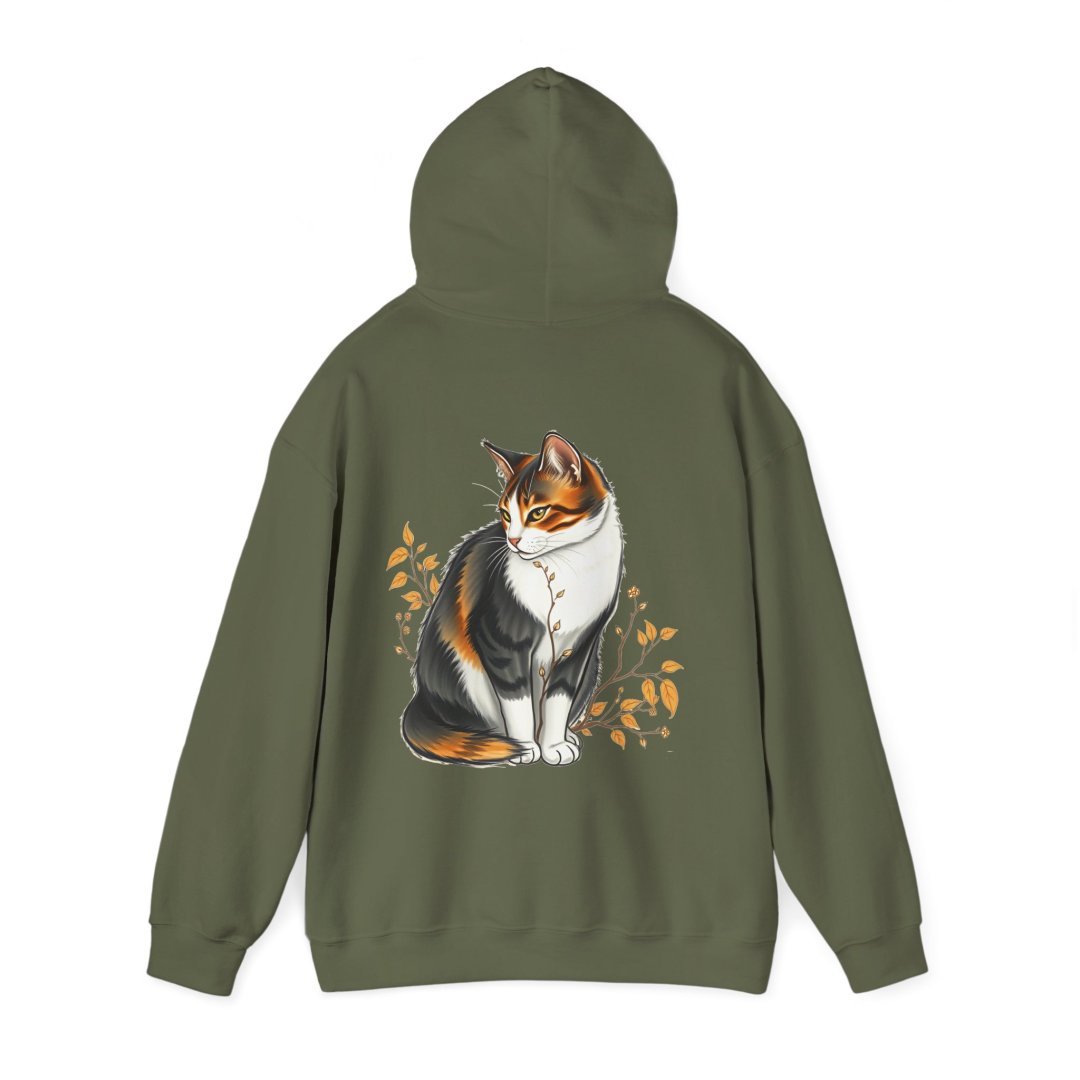 Autumn Calico Cat Unisex Hoodie