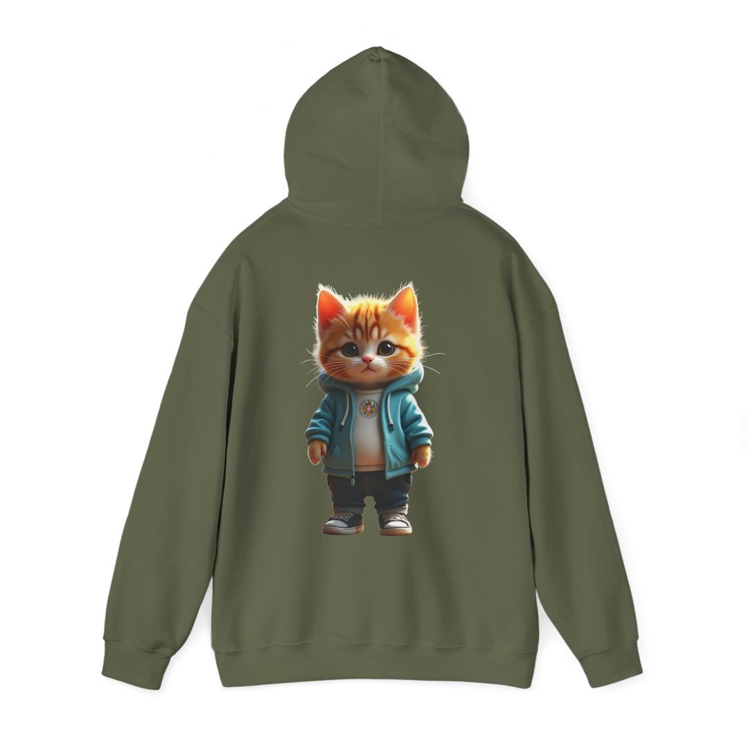Adorable Kitten Graphic Hoodie