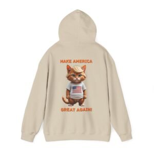 Patriotic Cute Cat Graphic Hoodie