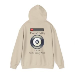 Power Saving Mode Graphic Hoodie