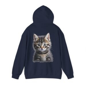 Adorable Tabby Kitten Graphic Hoodie
