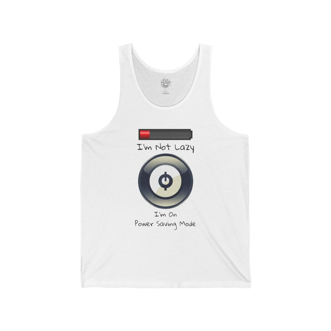 Power Saving Mode Unisex Tank Top