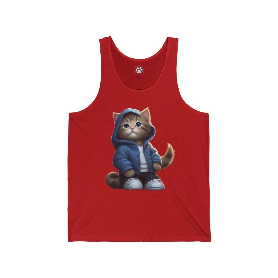 Cute Kitten Graphic Tank Top