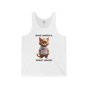 Funny Patriotic Cat Tank Top Funny Patriotic Cat Tank Top
