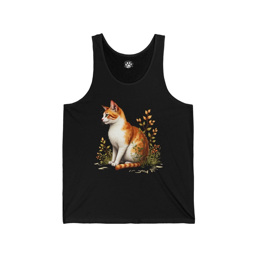 Orange Tabby Cat Unisex Tank Top
