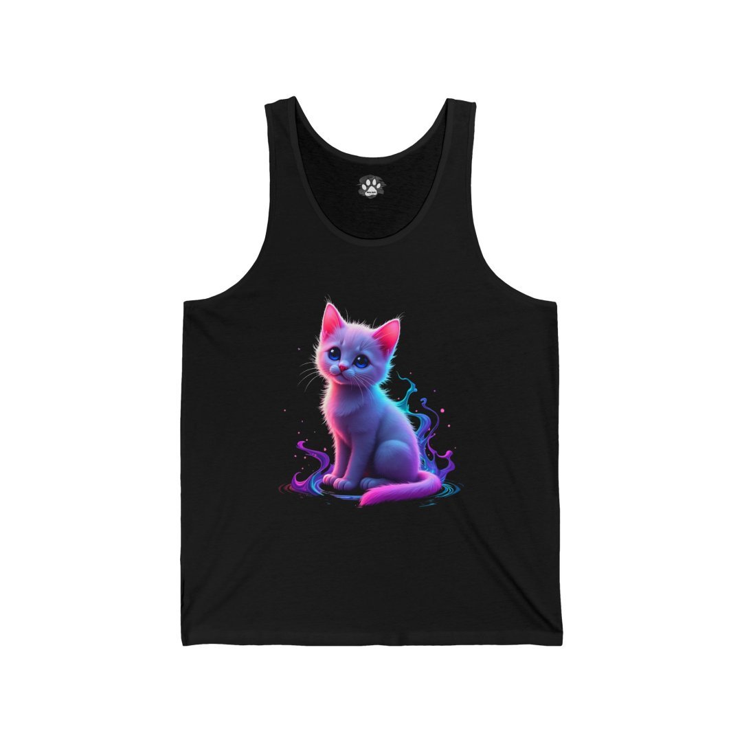 Galactic Kitten Graphic Unisex Tank Top
