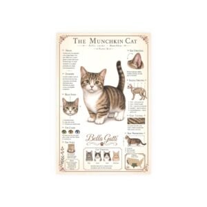 Munchkin Cat Breed Poster Munchkin Cat Breed Poster
