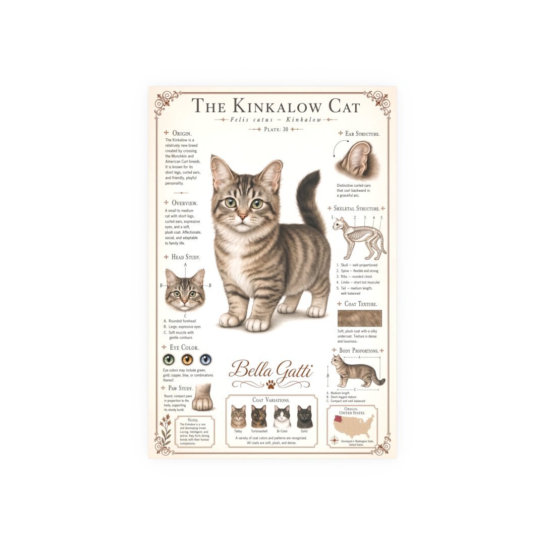 Kinkalow Cat Breed Poster