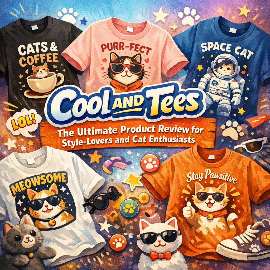 Cool and Fun Tees: The Ultimate Product Review for Style-Lovers and Cat Enthusiasts