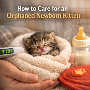 How to Care for an Orphaned Newborn Kitten
