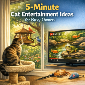 5-Minute Cat Entertainment Ideas for Busy Owners