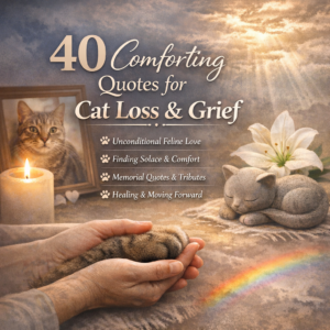 40 Comforting Quotes for Cat Loss & Grief