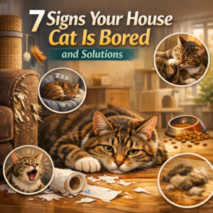 7 Signs Your House Cat Is Bored and Solutions