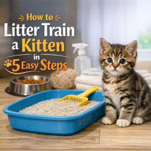 How to Litter Train a Kitten in 5 Easy Steps