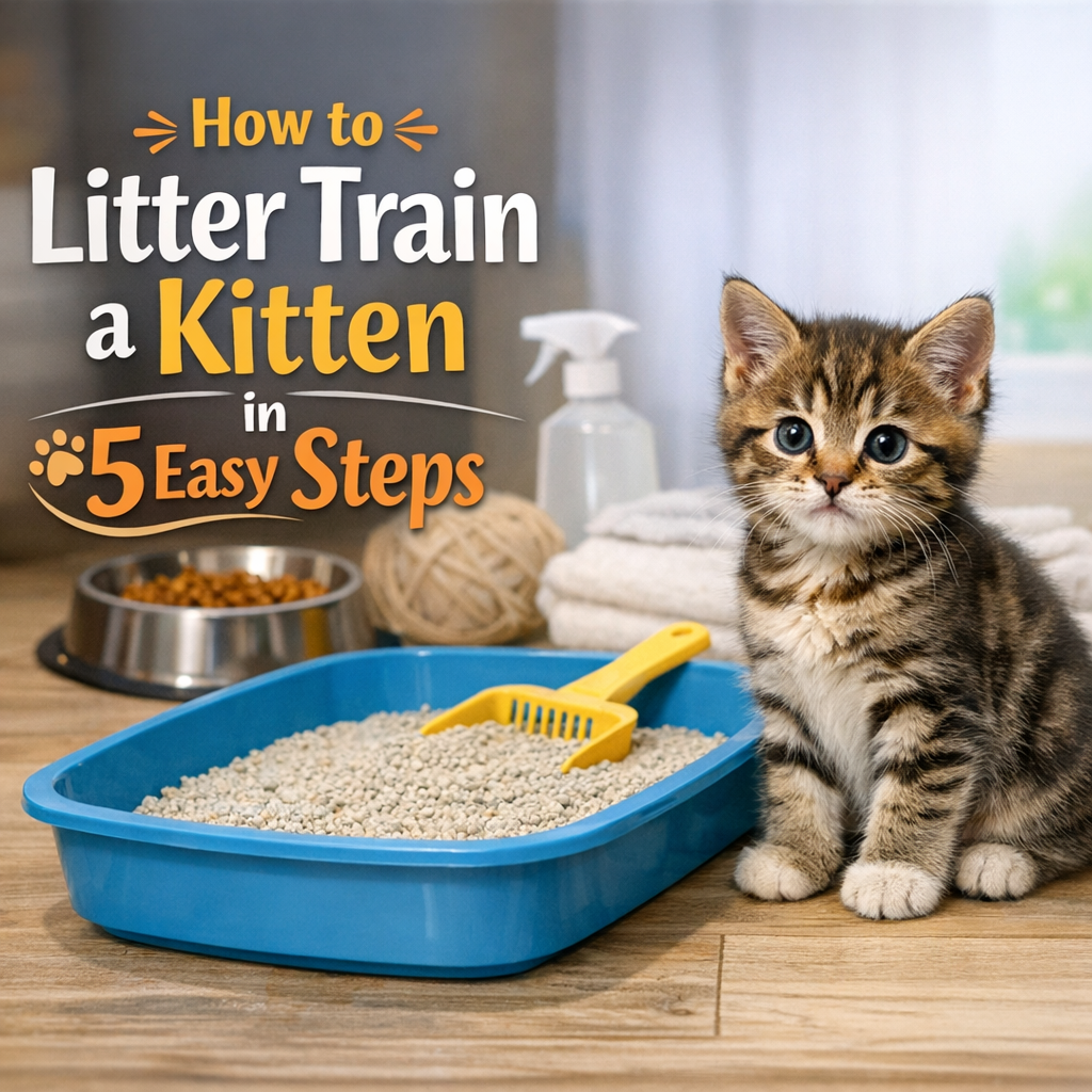 How to Litter Train a Kitten in 5 Easy Steps