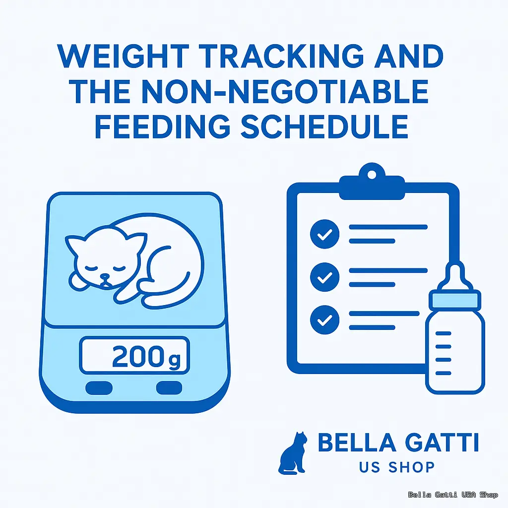 How to Care for an Orphaned Newborn Kitten Weight Tracking and the Non-Negotiable Feeding Schedule