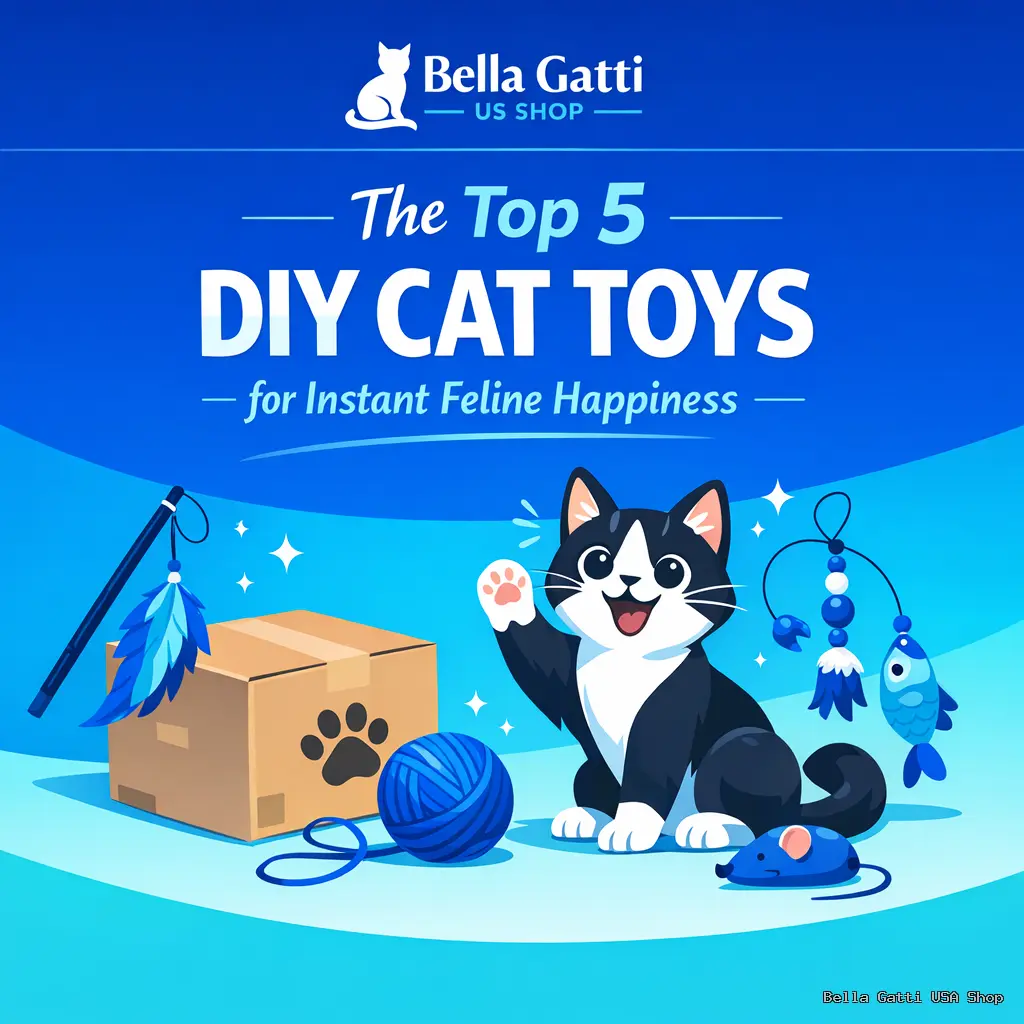 5 DIY Cat Toys Using Household Items The Top 5 DIY Cat Toys for Instant Feline Happiness