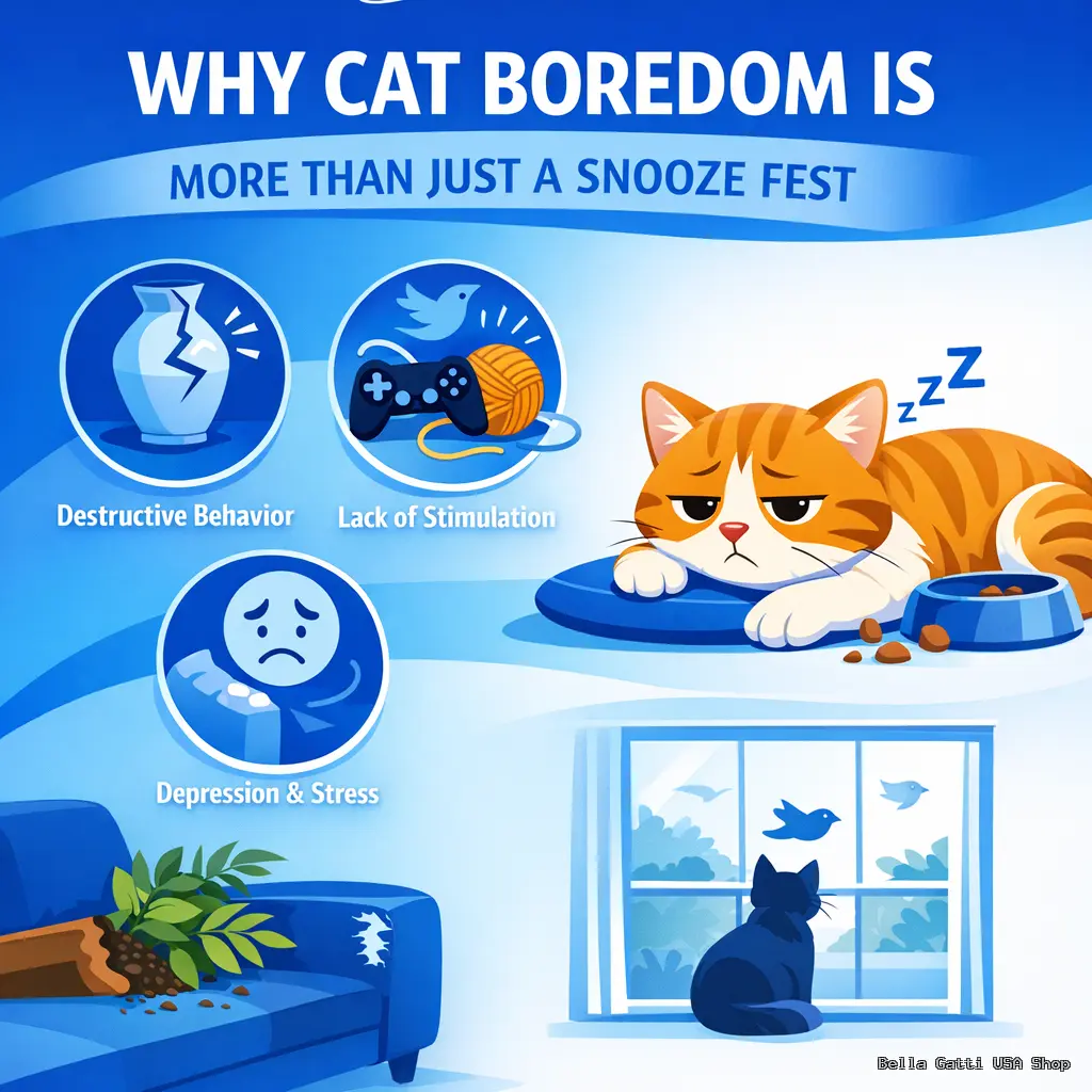 7 Signs Your House Cat Is Bored and Solutions Why Cat Boredom is More Than Just a Snooze Fest