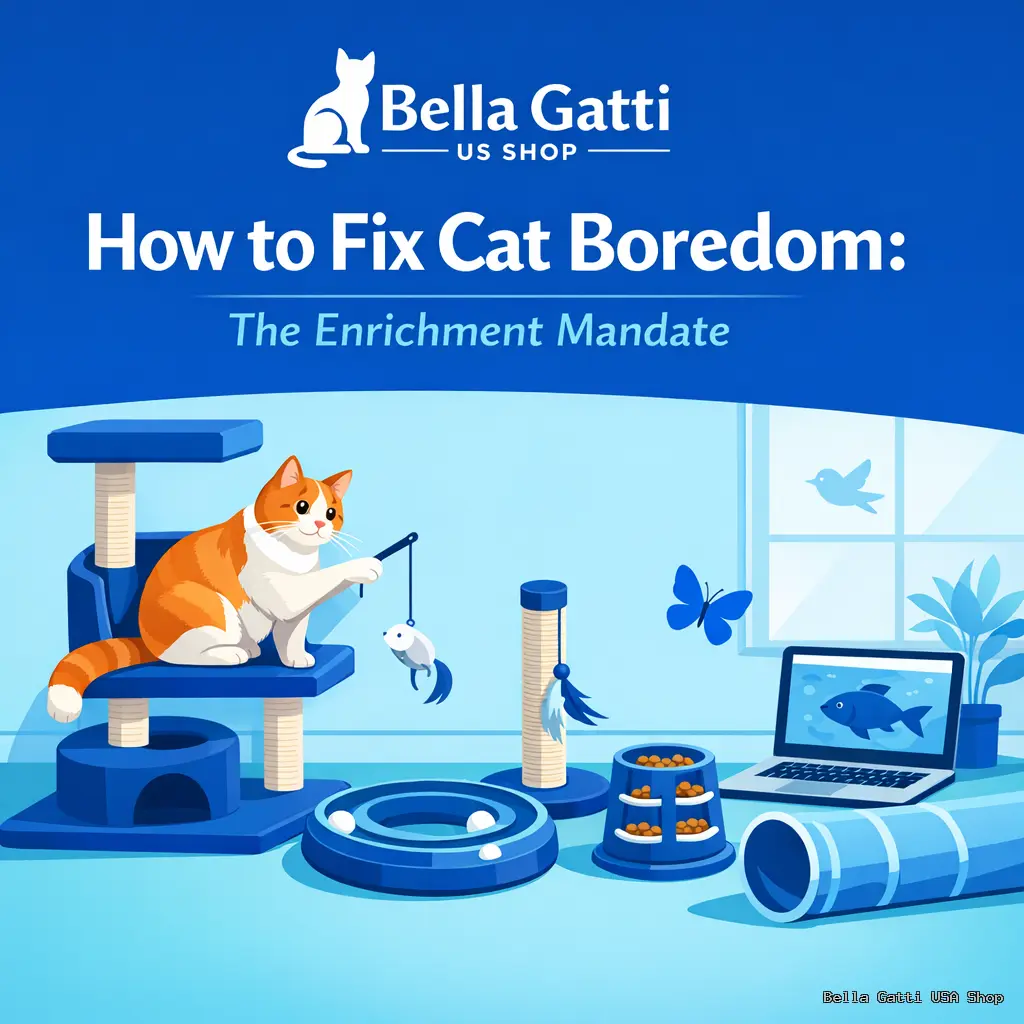 7 Signs Your House Cat Is Bored and Solutions How to Fix Cat Boredom: The Enrichment Mandate