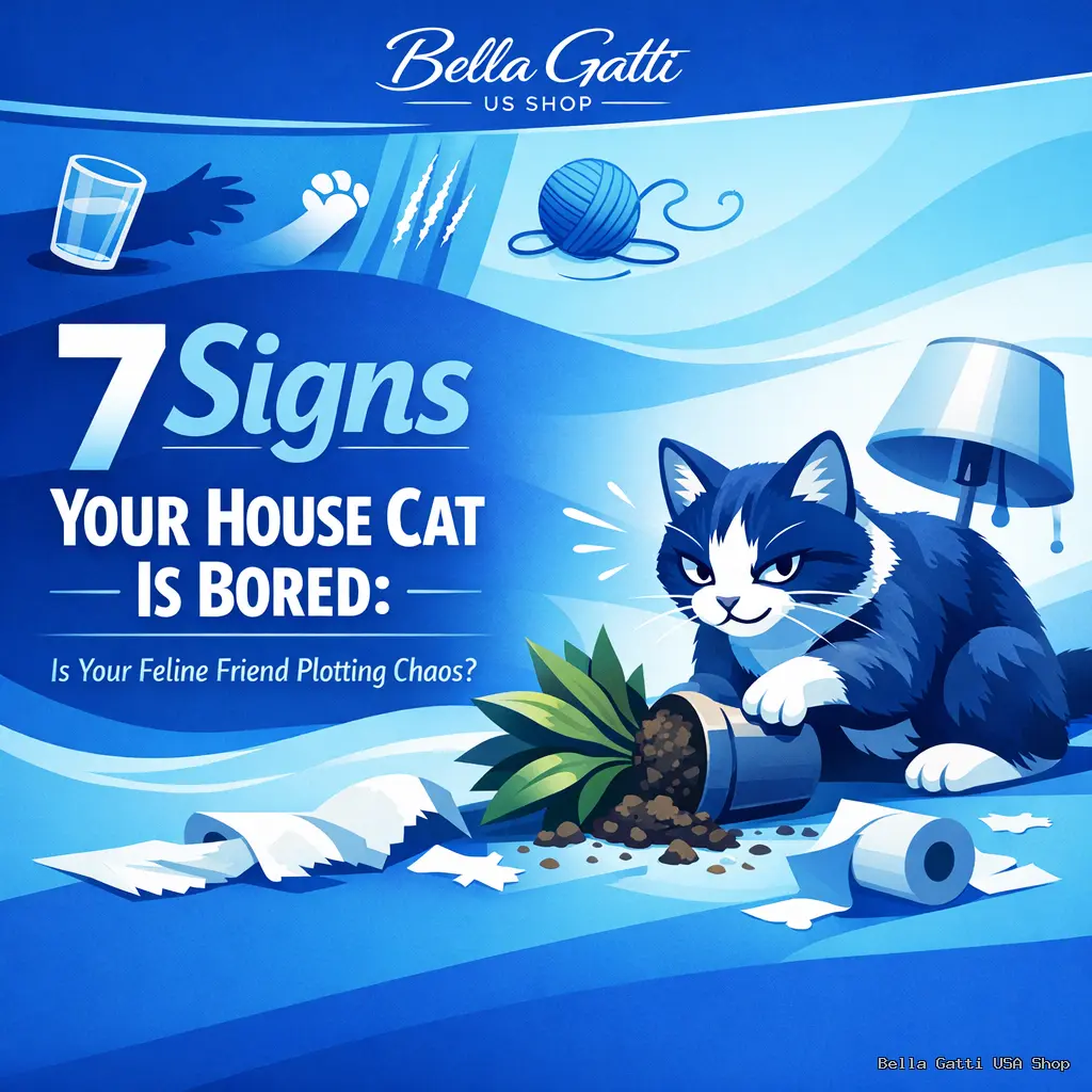 7 Signs Your House Cat Is Bored and Solutions 7 Signs Your House Cat Is Bored: Is Your Feline Friend Plotting Chaos?