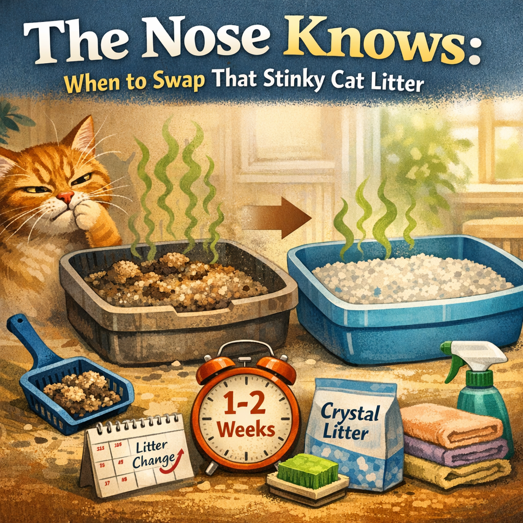 The Nose Knows: When to Swap That Stinky Cat Litter