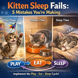 Kitten Sleep Fails: 5 Mistakes You're Making.