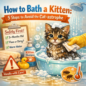 How to Bath a Kitten: 5 Steps to Avoid the Cat-astrophe