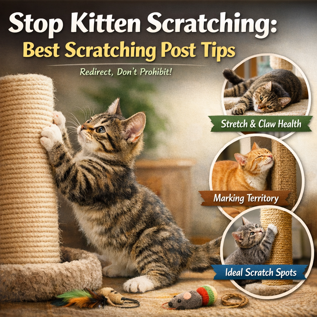 Stop Kitten Scratching: Best Scratching Post Tips