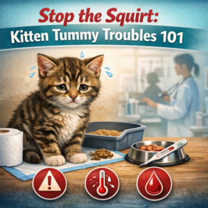Stop the Squirt: Kitten Tummy Troubles 101