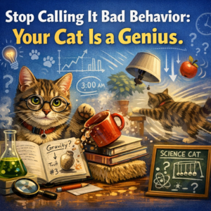 Stop Calling It Bad Behavior: Your Cat Is a Genius.