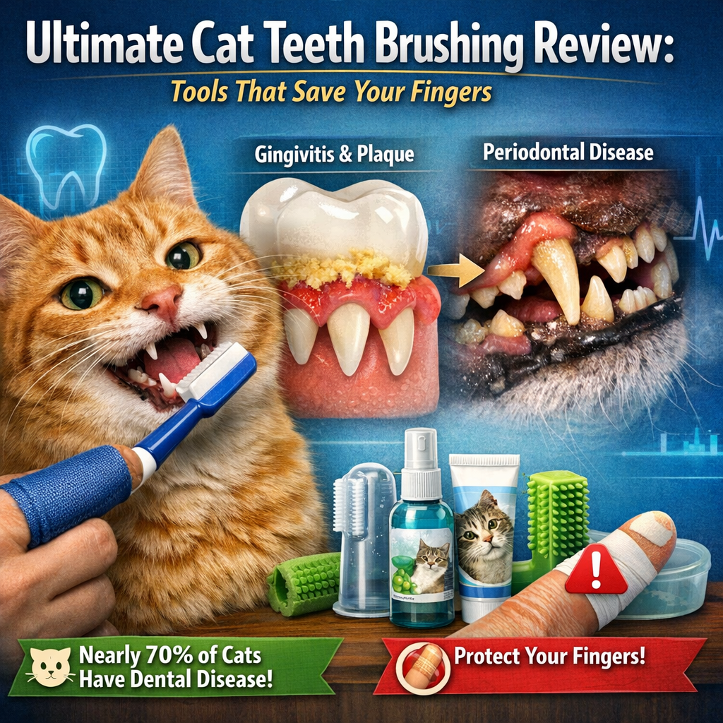 Ultimate Cat Teeth Brushing Review: Tools That Save Your Fingers
