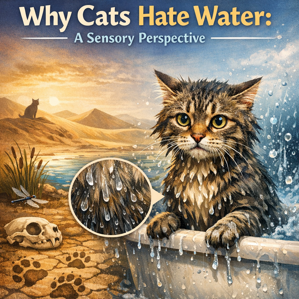 Why Cats Hate Water: A Sensory Perspective