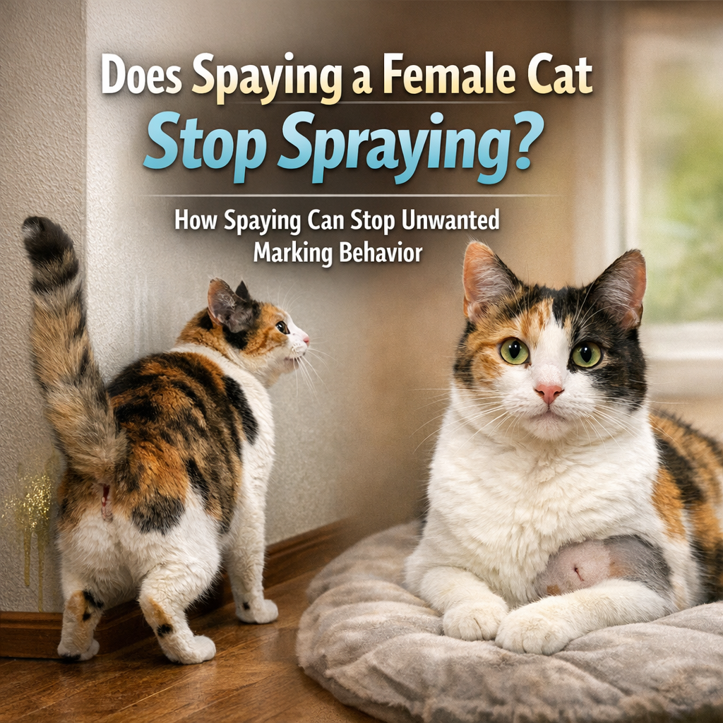 Does Spaying a Female Cat Stop Spraying?