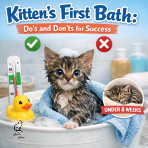 Kitten's First Bath: Do's and Don'ts for Success