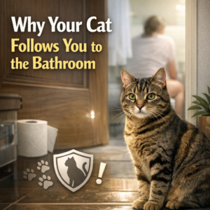 Why Your Cat Follows You to the Bathroom